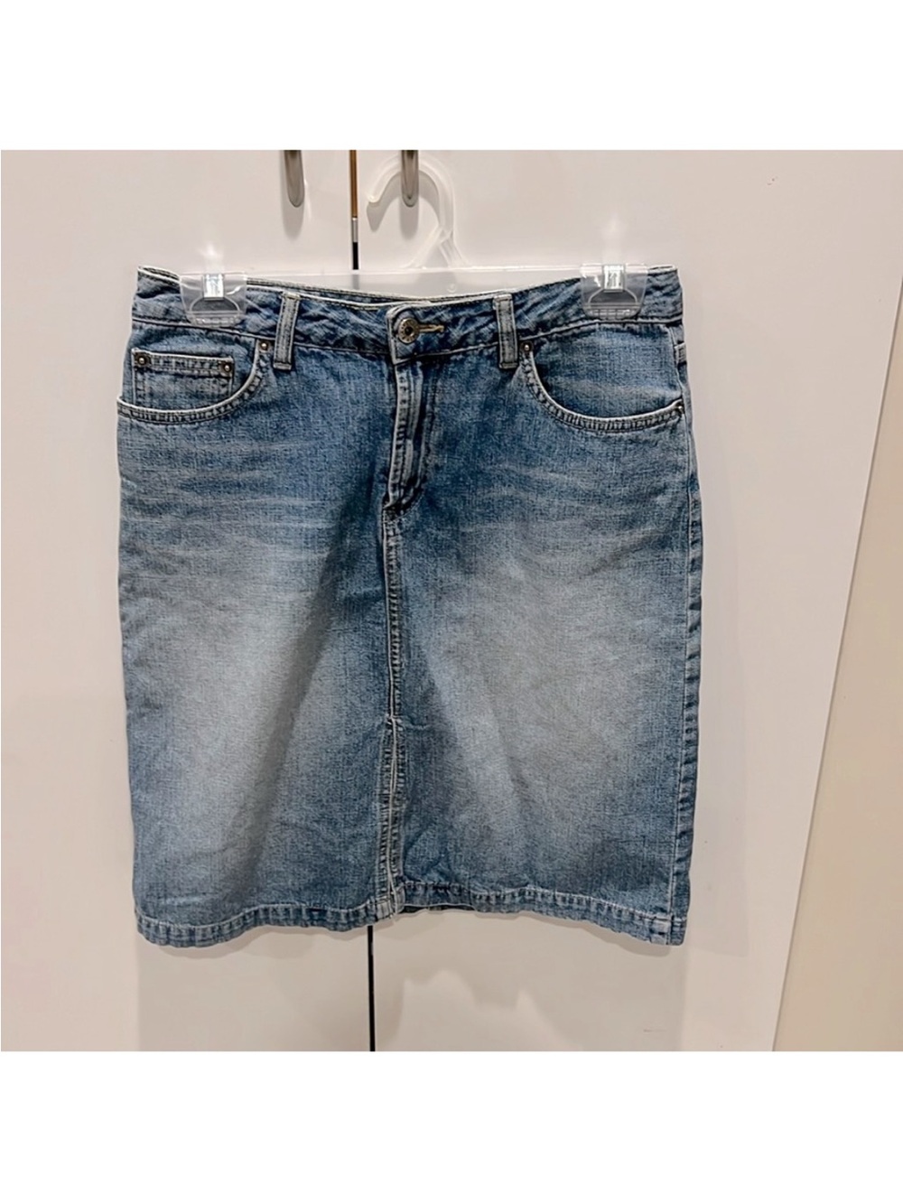 Route 66 Blue Denim Jean skirt pencil straight